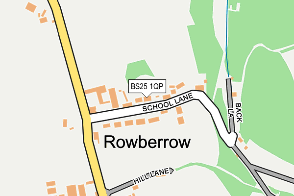 BS25 1QP map - OS OpenMap – Local (Ordnance Survey)
