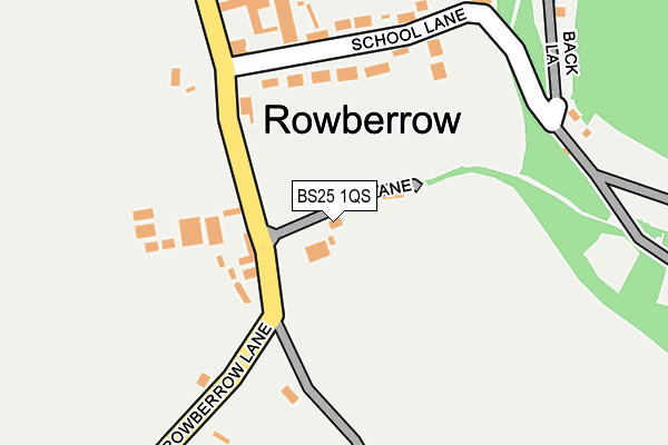 BS25 1QS map - OS OpenMap – Local (Ordnance Survey)