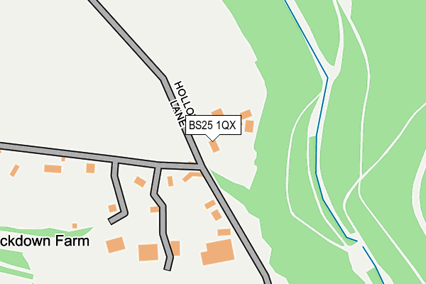 BS25 1QX map - OS OpenMap – Local (Ordnance Survey)