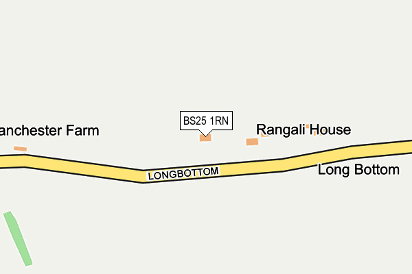 BS25 1RN map - OS OpenMap – Local (Ordnance Survey)