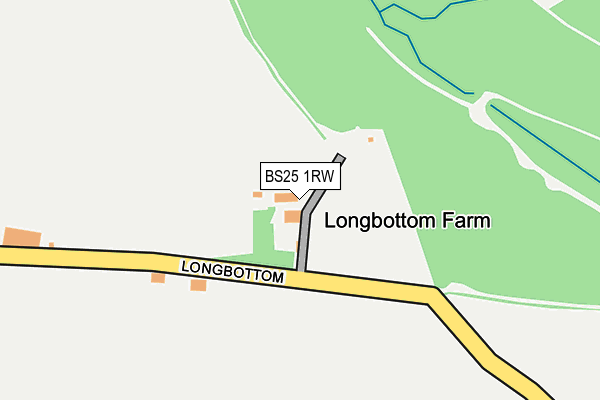 BS25 1RW map - OS OpenMap – Local (Ordnance Survey)