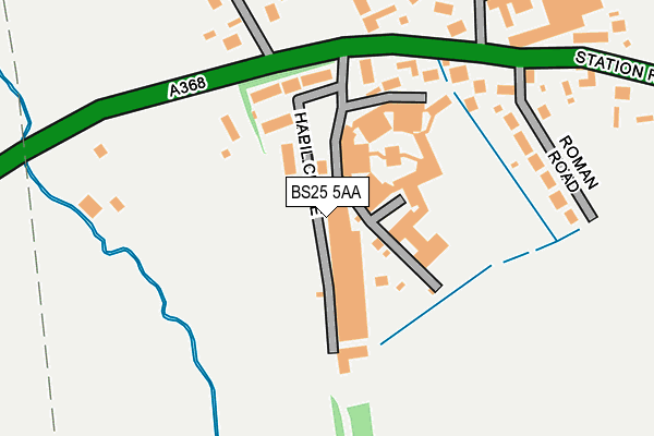 BS25 5AA map - OS OpenMap – Local (Ordnance Survey)