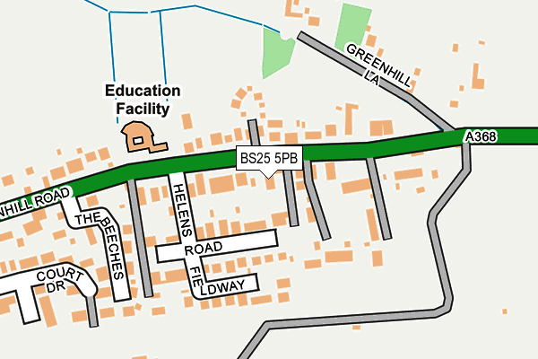 Map of EJN BUSINESS SERVICES LTD at local scale