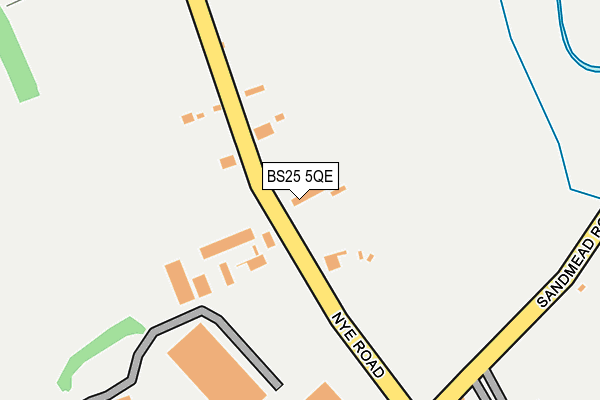BS25 5QE map - OS OpenMap – Local (Ordnance Survey)