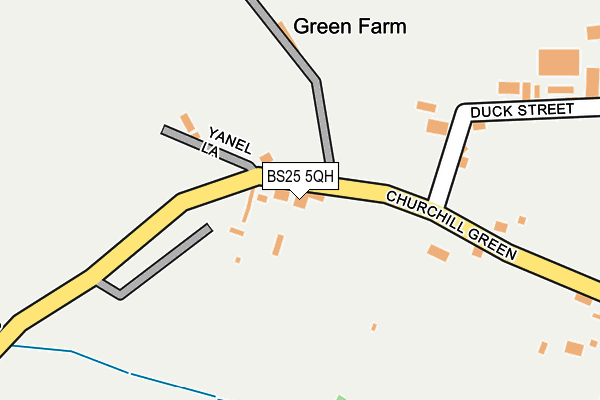 BS25 5QH map - OS OpenMap – Local (Ordnance Survey)