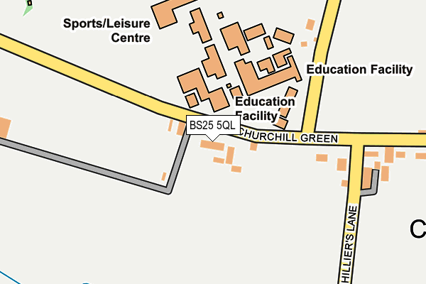 BS25 5QL map - OS OpenMap – Local (Ordnance Survey)