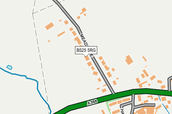 BS25 5RG map - OS OpenMap – Local (Ordnance Survey)
