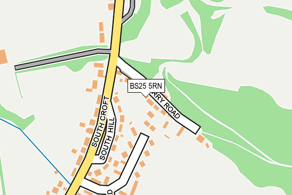 BS25 5RN map - OS OpenMap – Local (Ordnance Survey)