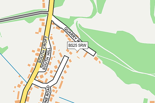 BS25 5RW map - OS OpenMap – Local (Ordnance Survey)