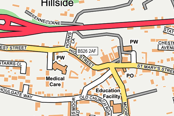 Map of TRIANGLE (ILMINSTER) MANAGEMENT COMPANY LIMITED at local scale