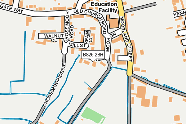 BS26 2BH map - OS OpenMap – Local (Ordnance Survey)