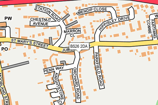 Map of THEFOODSERVICECO LTD at local scale