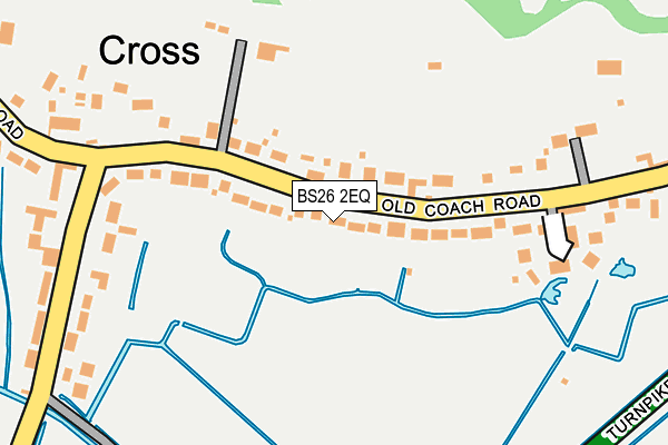 BS26 2EQ map - OS OpenMap – Local (Ordnance Survey)