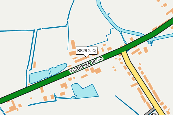 BS26 2JQ map - OS OpenMap – Local (Ordnance Survey)