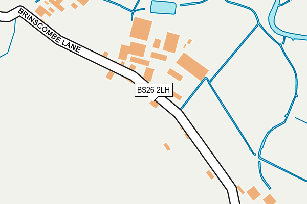 BS26 2LH map - OS OpenMap – Local (Ordnance Survey)