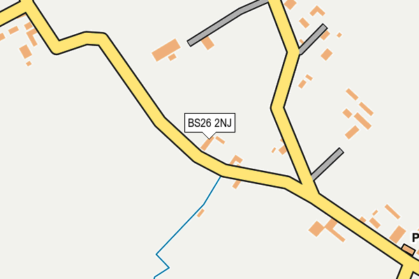 BS26 2NJ map - OS OpenMap – Local (Ordnance Survey)