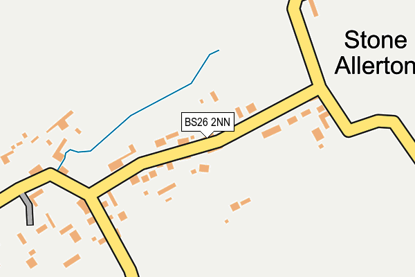 BS26 2NN map - OS OpenMap – Local (Ordnance Survey)
