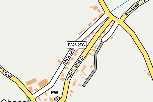 BS26 2PG map - OS OpenMap – Local (Ordnance Survey)