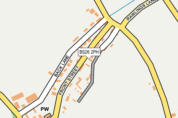 BS26 2PH map - OS OpenMap – Local (Ordnance Survey)