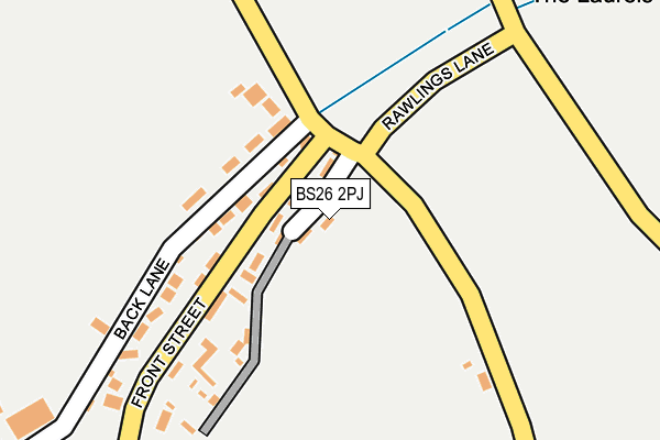 BS26 2PJ map - OS OpenMap – Local (Ordnance Survey)
