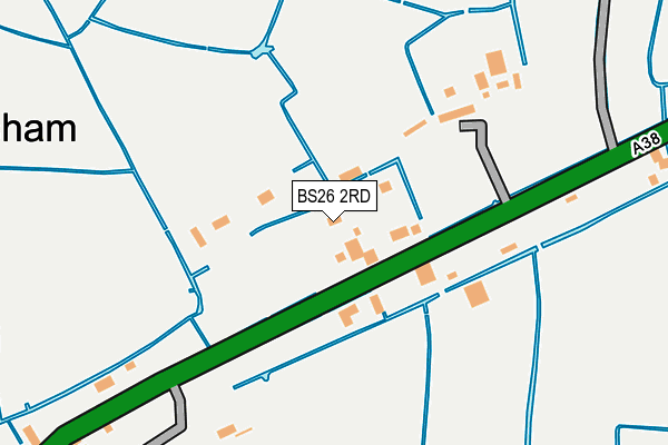 BS26 2RD map - OS OpenMap – Local (Ordnance Survey)