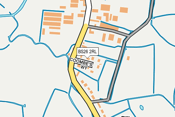 BS26 2RL map - OS OpenMap – Local (Ordnance Survey)
