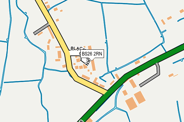 BS26 2RN map - OS OpenMap – Local (Ordnance Survey)