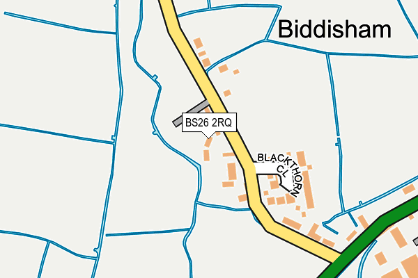 BS26 2RQ map - OS OpenMap – Local (Ordnance Survey)