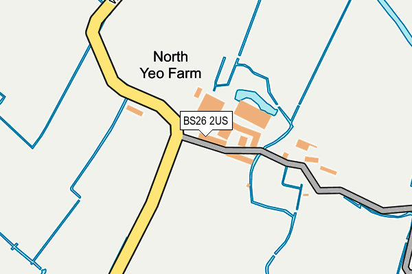 BS26 2US map - OS OpenMap – Local (Ordnance Survey)