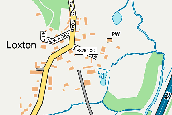 BS26 2XQ map - OS OpenMap – Local (Ordnance Survey)