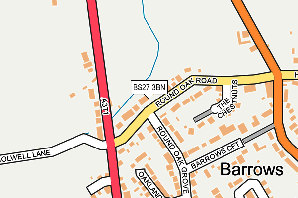 BS27 3BN map - OS OpenMap – Local (Ordnance Survey)