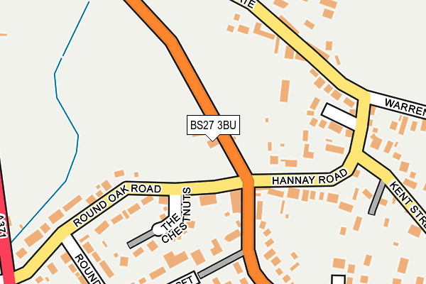 BS27 3BU map - OS OpenMap – Local (Ordnance Survey)