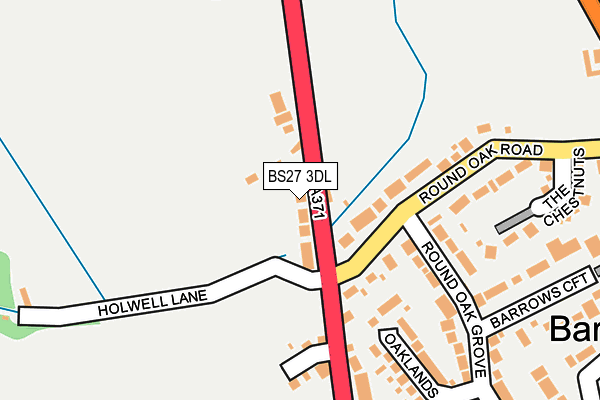 BS27 3DL map - OS OpenMap – Local (Ordnance Survey)