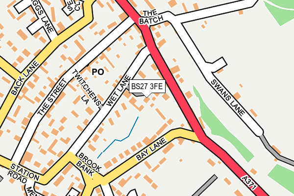 BS27 3FE map - OS OpenMap – Local (Ordnance Survey)