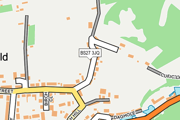 BS27 3JQ map - OS OpenMap – Local (Ordnance Survey)