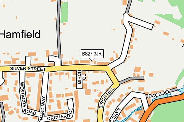 BS27 3JR map - OS OpenMap – Local (Ordnance Survey)