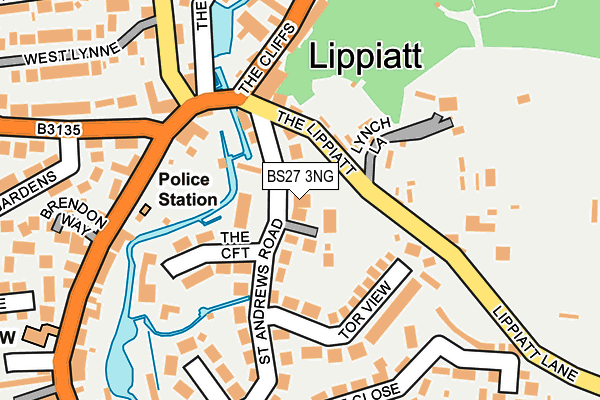 BS27 3NG map - OS OpenMap – Local (Ordnance Survey)