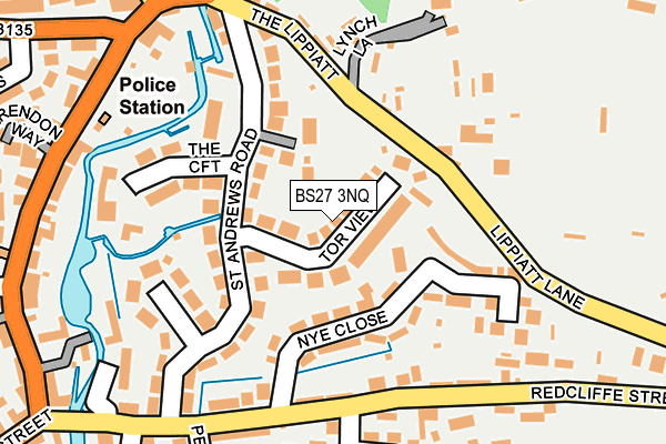 BS27 3NQ map - OS OpenMap – Local (Ordnance Survey)