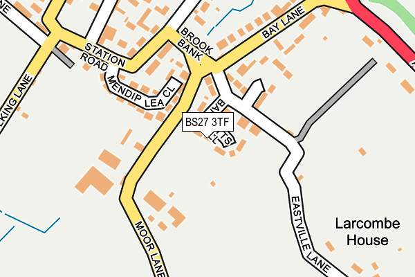 BS27 3TF map - OS OpenMap – Local (Ordnance Survey)