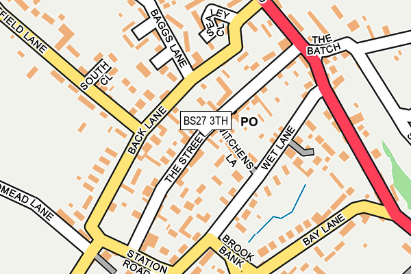 BS27 3TH map - OS OpenMap – Local (Ordnance Survey)