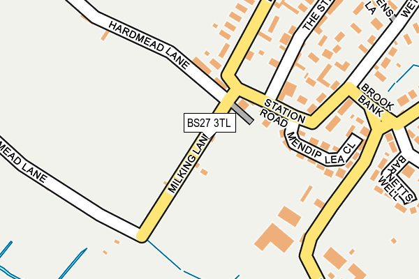 BS27 3TL map - OS OpenMap – Local (Ordnance Survey)
