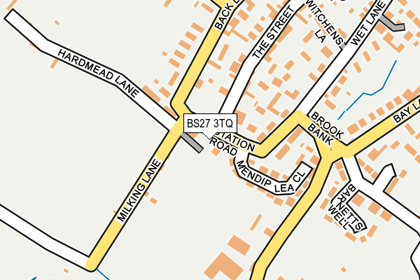 BS27 3TQ map - OS OpenMap – Local (Ordnance Survey)