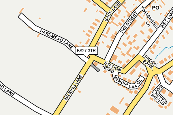 BS27 3TR map - OS OpenMap – Local (Ordnance Survey)