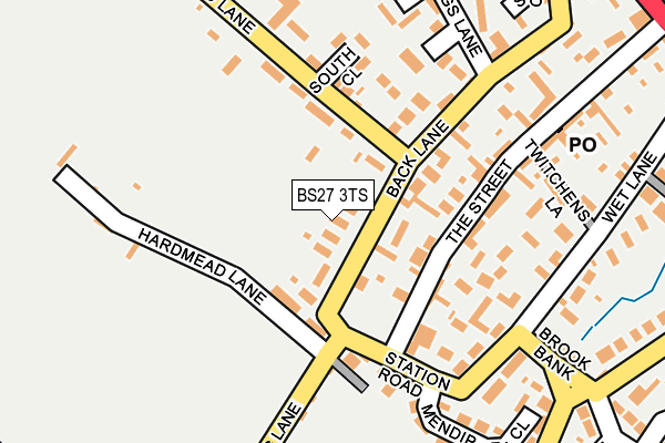 BS27 3TS map - OS OpenMap – Local (Ordnance Survey)