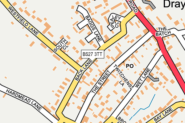 BS27 3TT map - OS OpenMap – Local (Ordnance Survey)