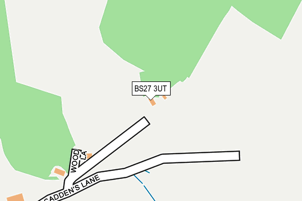 BS27 3UT map - OS OpenMap – Local (Ordnance Survey)