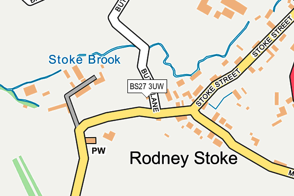 BS27 3UW map - OS OpenMap – Local (Ordnance Survey)