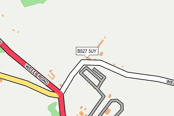 BS27 3UY map - OS OpenMap – Local (Ordnance Survey)