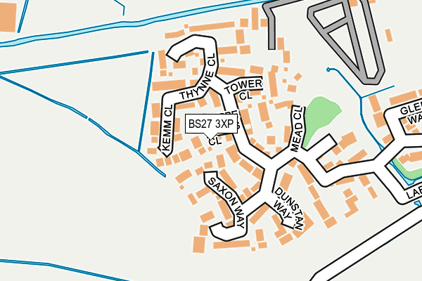 BS27 3XP map - OS OpenMap – Local (Ordnance Survey)