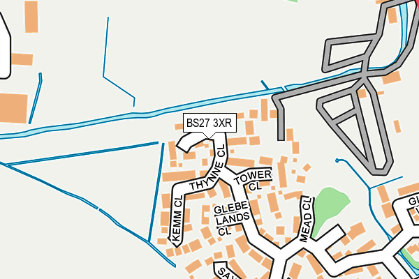 BS27 3XR map - OS OpenMap – Local (Ordnance Survey)